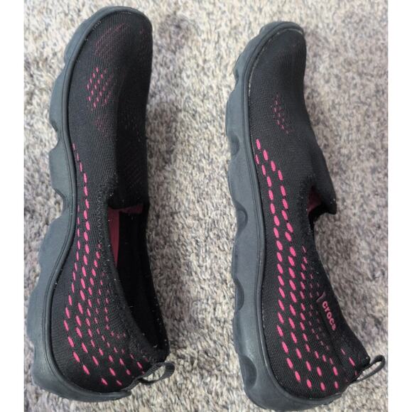 Crocs Women Duet Busy Day Xpress Mesh Skimmer Shoes – Size 7 - Picture 4 of 5